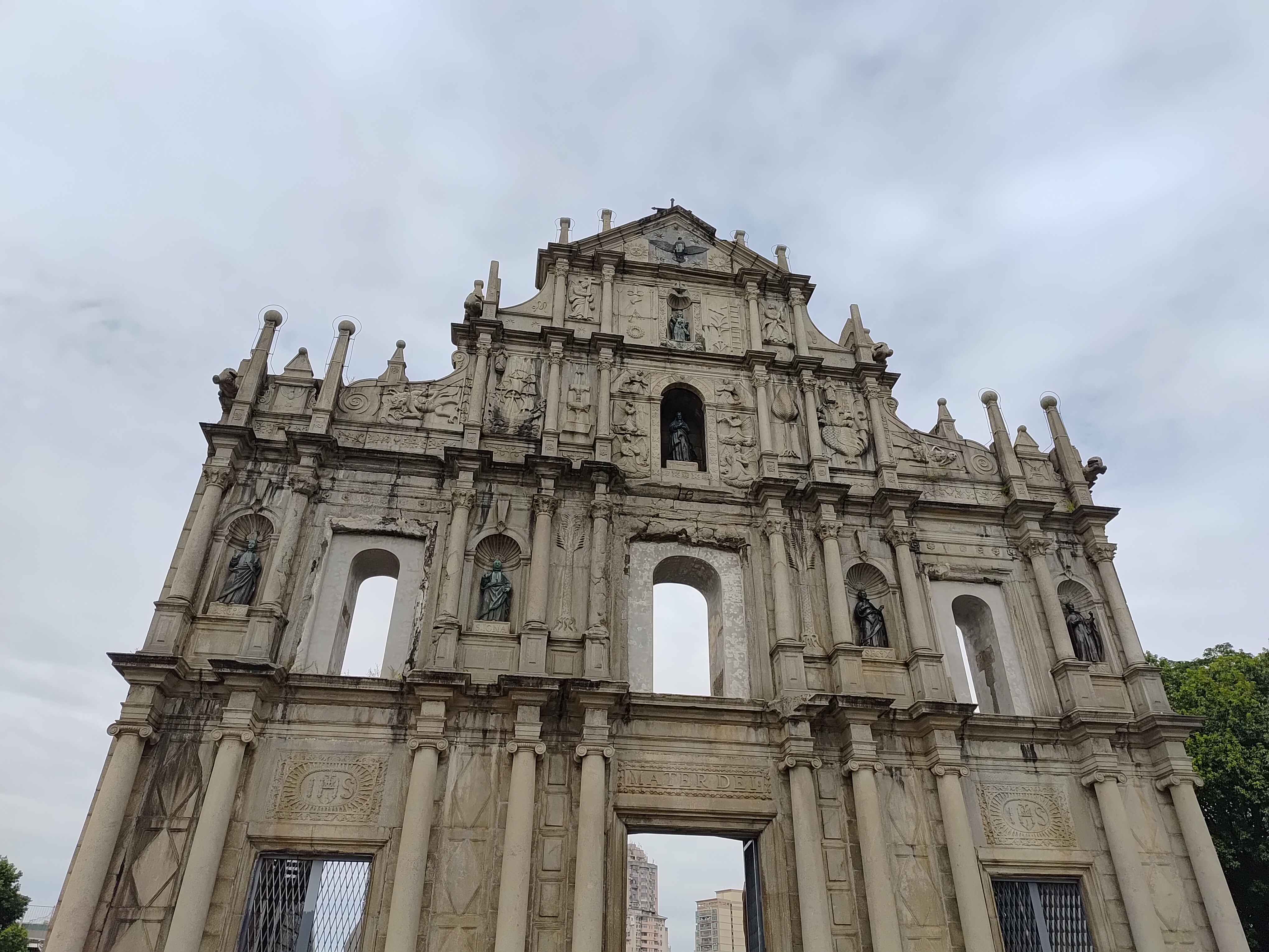 High-speed ferry terminal boarding gate in Macau, connecting to Hong Kong.